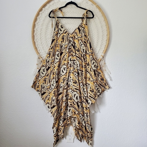 Maui Candice Bohemian Lagenlook Multicolor Tunic Coverup Top O/S - Picture 1 of 9